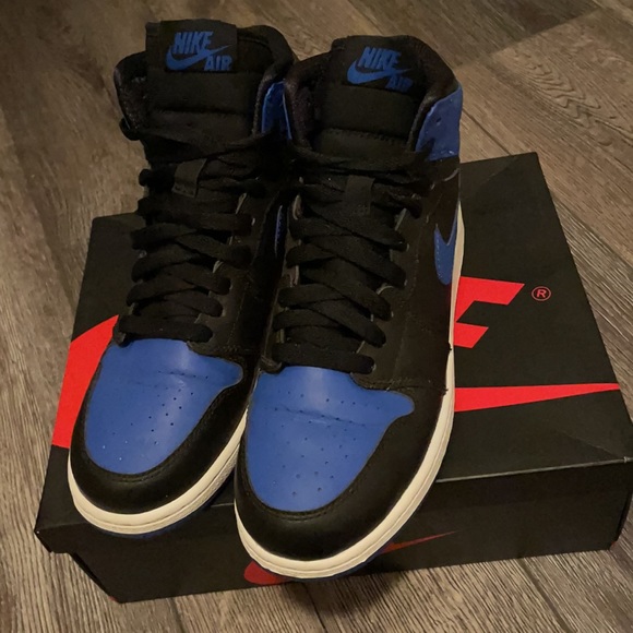 💙 Air Jordan Retro 1 Royal /black - Picture 4 of 8